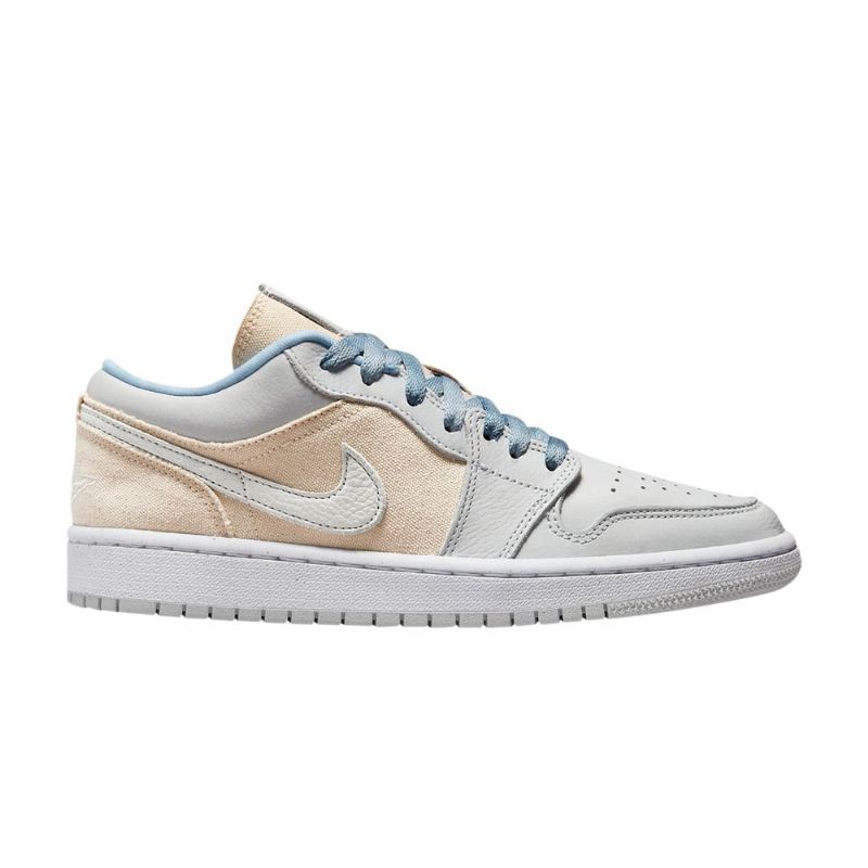 Air Jordan 1 Alacsony Szürke Bézs Kék Női Cipő