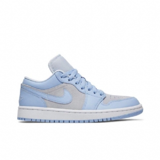 Air Jordan 1 Alacsony Szürke Ezüstkék Női Cipő