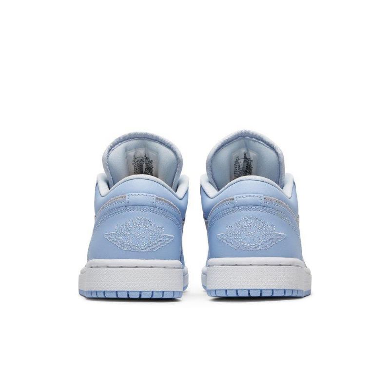 Air Jordan 1 Alacsony Szürke Ezüstkék Női Cipő