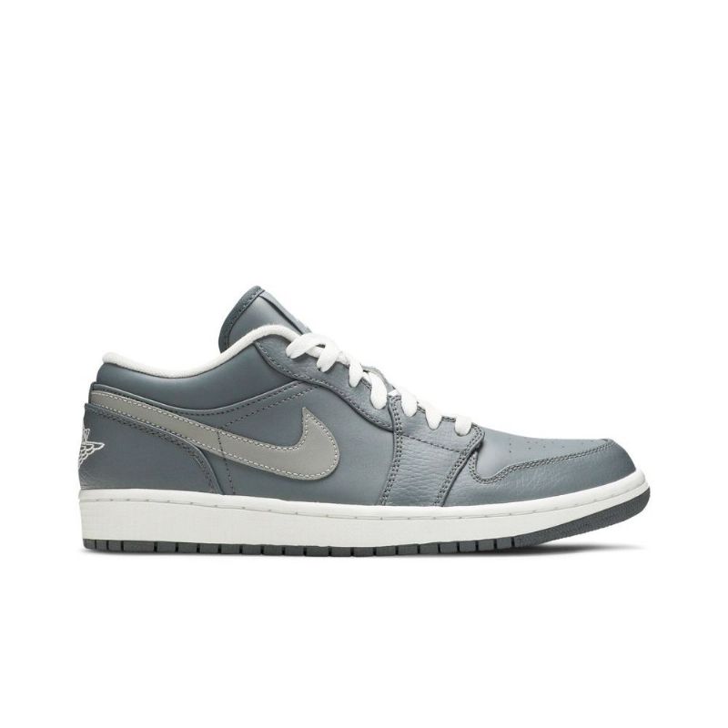 Air Jordan 1 Alacsony Szürke Fehér Férfi Cipő
