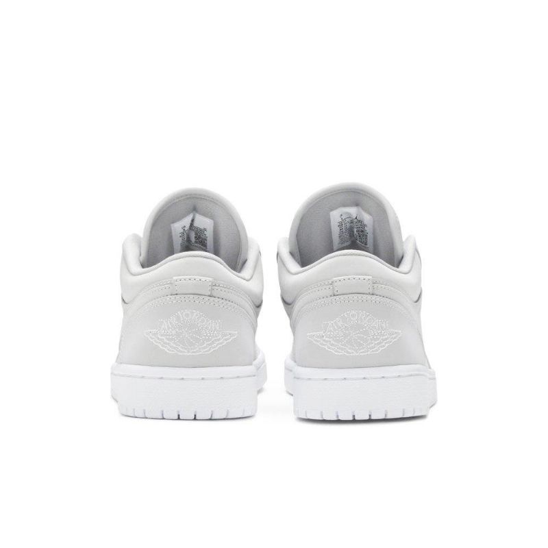 Air Jordan 1 Alacsony Szürke Fehér Női Cipő