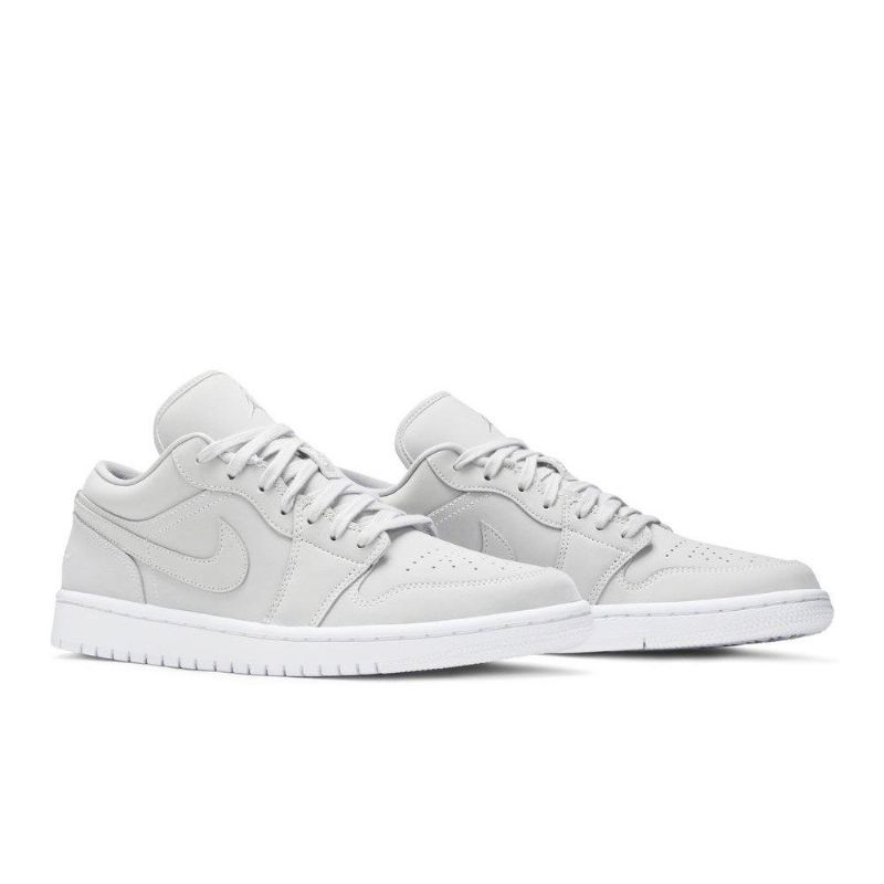 Air Jordan 1 Alacsony Szürke Fehér Női Cipő