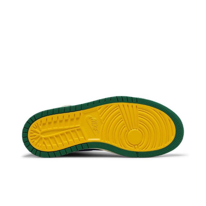 Air Jordan 1 Aleali May High Zoom Comfort Kék Zöld Női Cipő