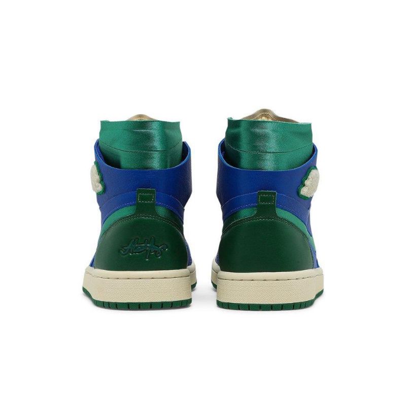 Air Jordan 1 Aleali May High Zoom Comfort Kék Zöld Női Cipő