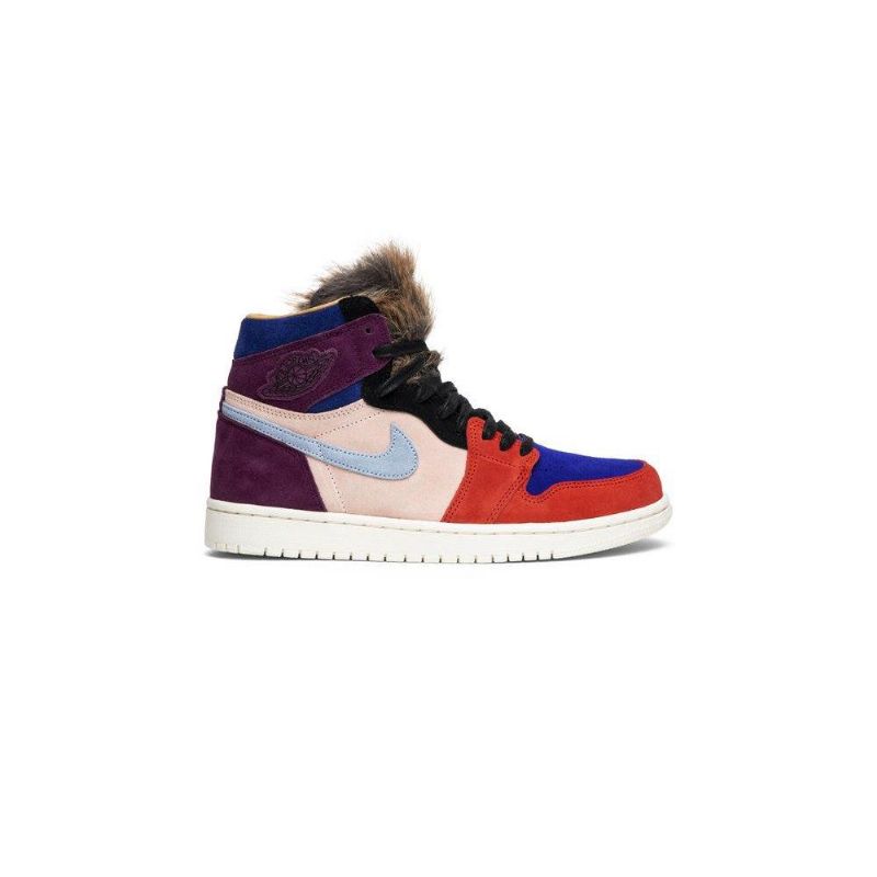 Air Jordan 1 Aleali May Retro High Bordeaux Rózsaszín Piros Kék Fekete Női Cipők