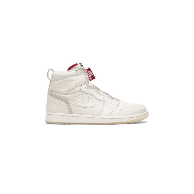 Air Jordan 1 Anna Wintour Retro Magas Cipzáras Fehér Piros Női Cipő