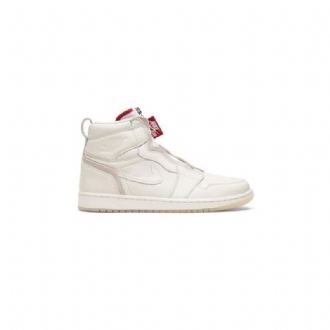 Air Jordan 1 Anna Wintour Retro Magas Cipzáras Fehér Piros Női Cipő