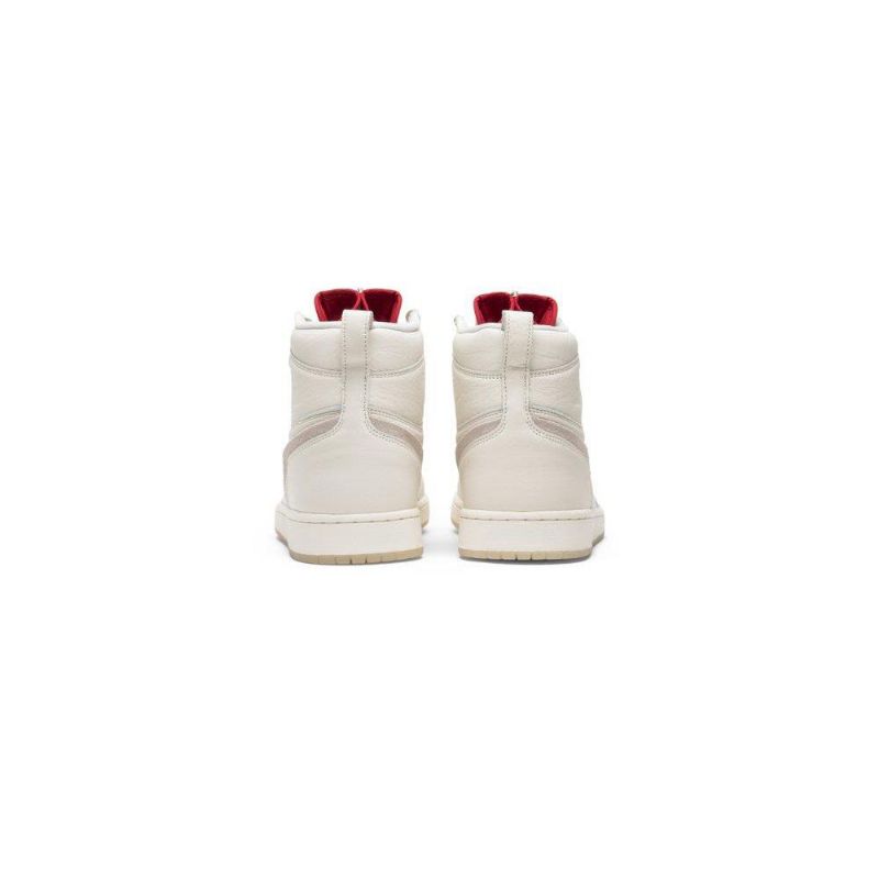 Air Jordan 1 Anna Wintour Retro Magas Cipzáras Fehér Piros Női Cipő