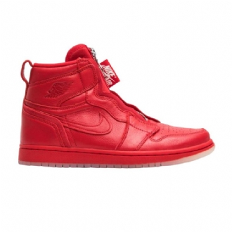 Air Jordan 1 Anna Wintour Retro Magas Cipzáras Piros Női Cipő