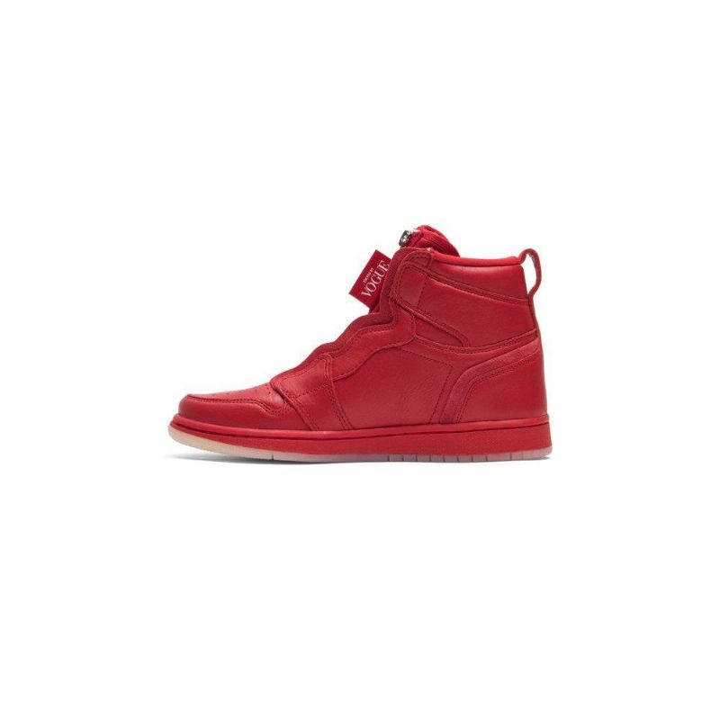 Air Jordan 1 Anna Wintour Retro Magas Cipzáras Piros Női Cipő