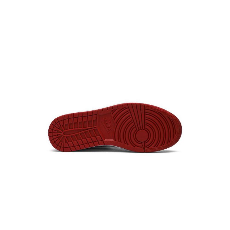 Air Jordan 1 Clot Mid Fehér Fekete Piros Férfi Cipő