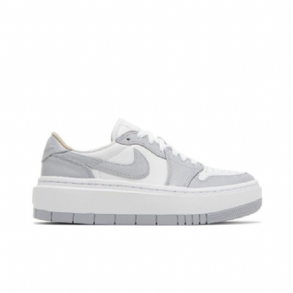 Air Jordan 1 Elevate Alacsony Fehér Szürke Női Cipő