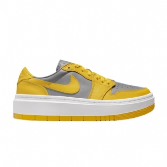 Air Jordan 1 Elevate Alacsony Szürke Sárga Női Cipő