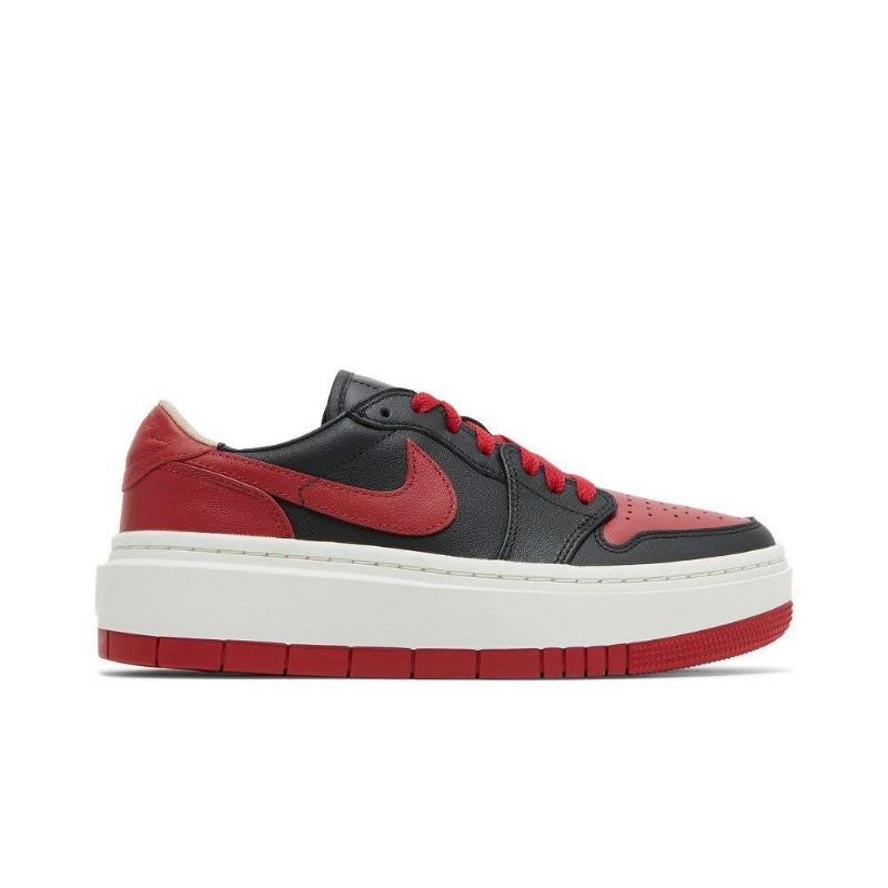 Air Jordan 1 Elevate Low Se Piros Fekete Fehér Női Cipő