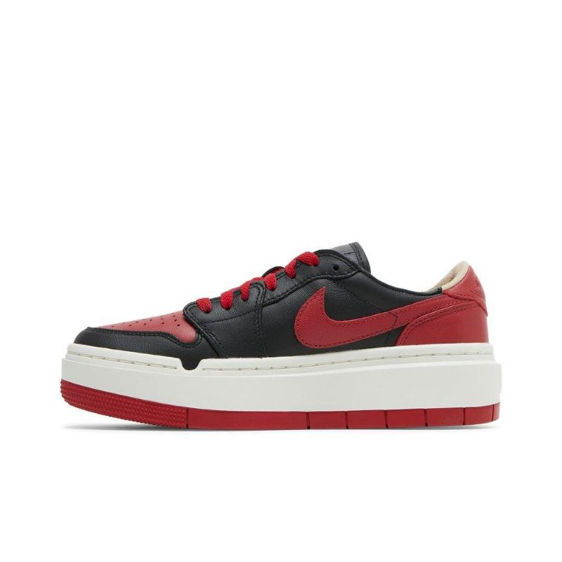 Air Jordan 1 Elevate Low Se Piros Fekete Fehér Női Cipő