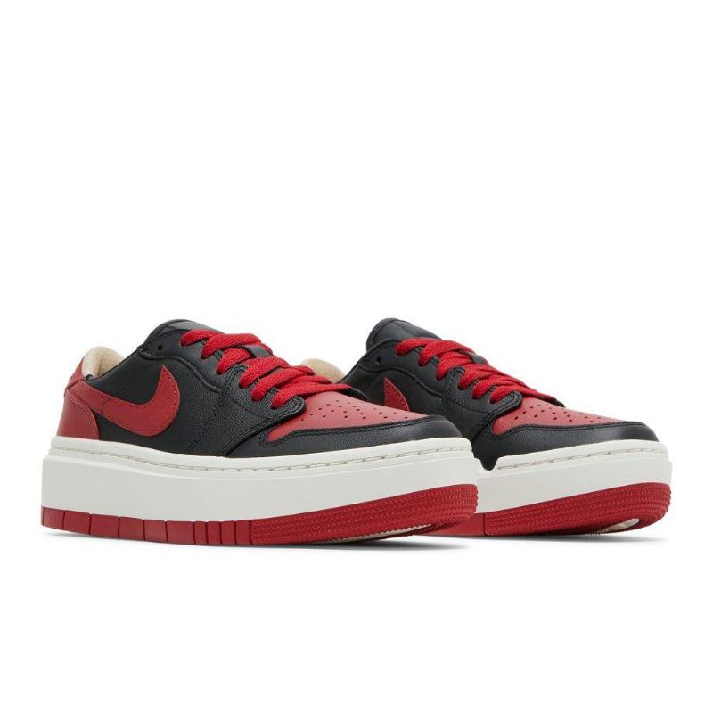 Air Jordan 1 Elevate Low Se Piros Fekete Fehér Női Cipő