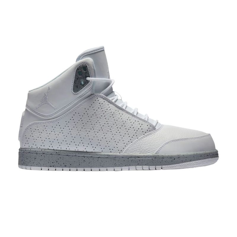 Air Jordan 1 Flight 5 Fehér Szürke Férfi Cipő