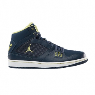 Air Jordan 1 Flight Kék Sárga Fehér Férfi Cipő