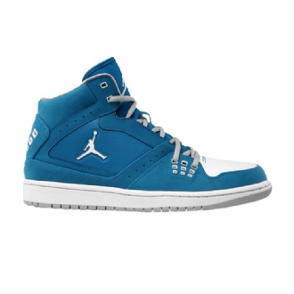 Air Jordan 1 Flight Mid Kék Fehér Férfi Cipő
