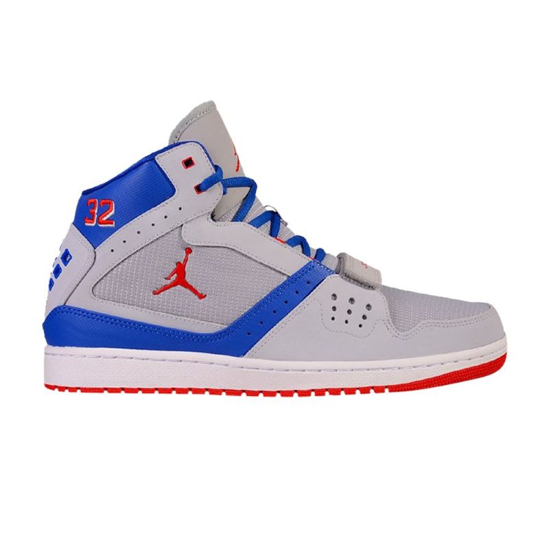 Air Jordan 1 Flight Strap Pe Szürke Kék Piros Férfi Cipők