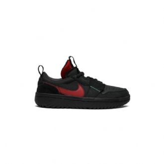 Air Jordan 1 Ghetto Gastro Low React Fekete Piros Zöld Férfi Cipő