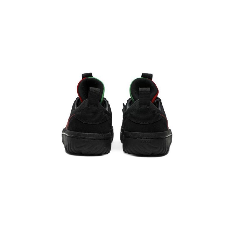 Air Jordan 1 Ghetto Gastro Low React Fekete Piros Zöld Férfi Cipő