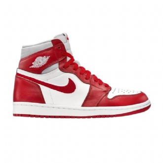 Air Jordan 1 High Og Fehér Piros Női Cipő