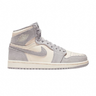 Air Jordan 1 High Premium Fehér Szürke Női Cipő