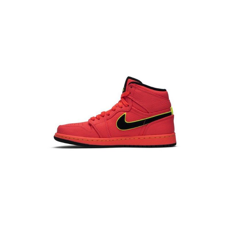 Air Jordan 1 High Premium Rózsaszín Fekete Női Cipő