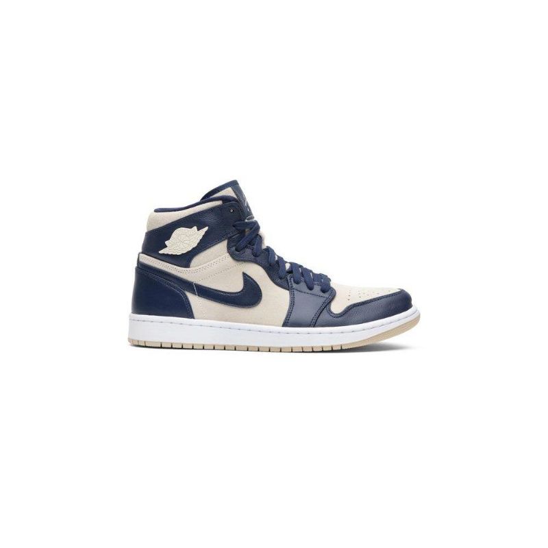 Air Jordan 1 High Sötétkék Fehér Női Cipő