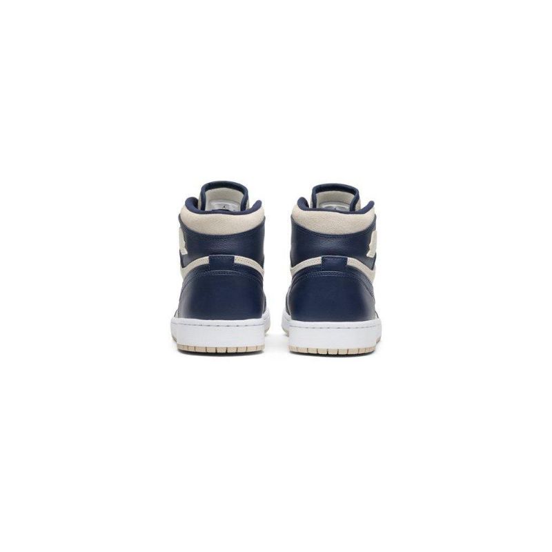 Air Jordan 1 High Sötétkék Fehér Női Cipő