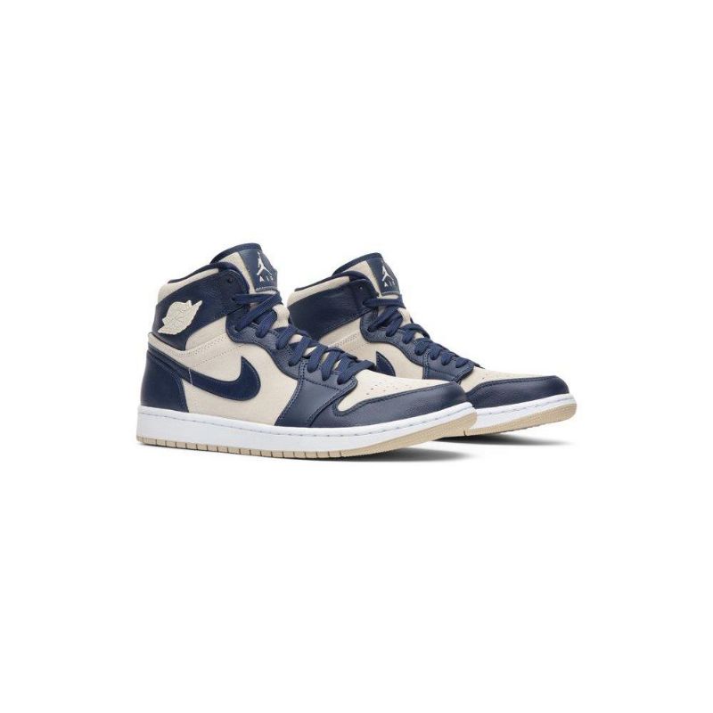 Air Jordan 1 High Sötétkék Fehér Női Cipő