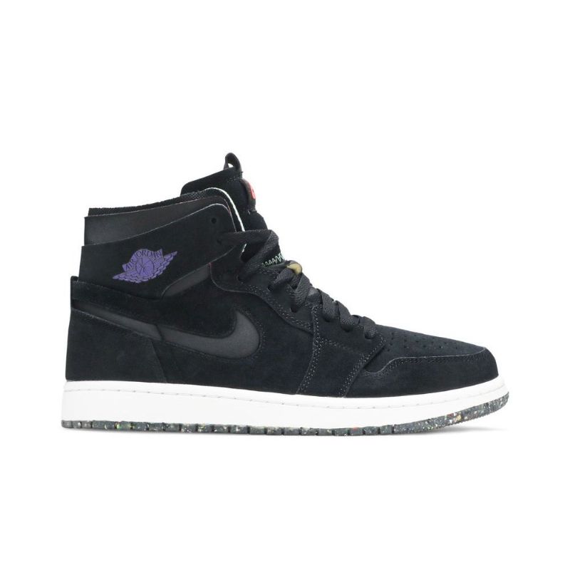 Air Jordan 1 High Zoom Comfort Fekete Lila Férfi Cipő