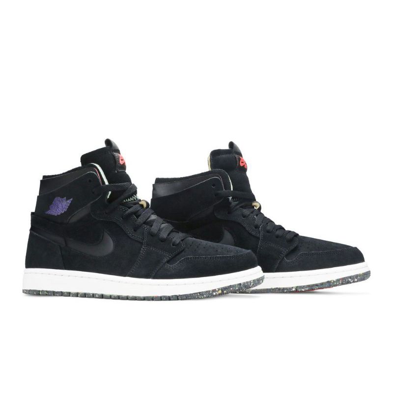 Air Jordan 1 High Zoom Comfort Fekete Lila Férfi Cipő