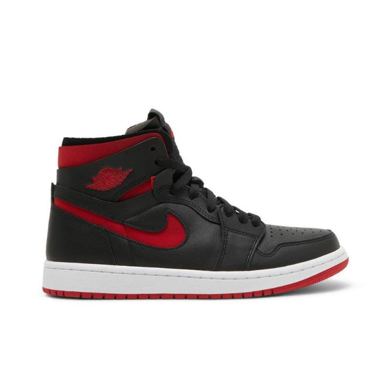 Air Jordan 1 High Zoom Comfort Fekete Piros Fehér Női Cipő