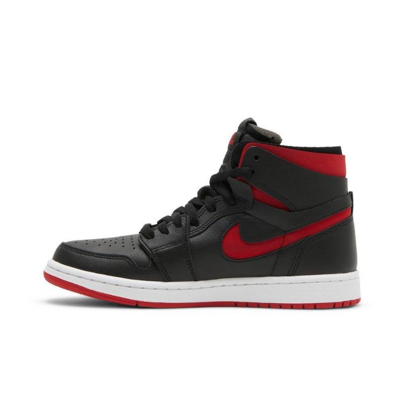 Air Jordan 1 High Zoom Comfort Fekete Piros Fehér Női Cipő
