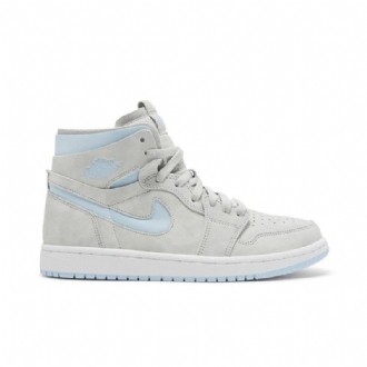 Air Jordan 1 High Zoom Comfort Szürkekék Női Cipő