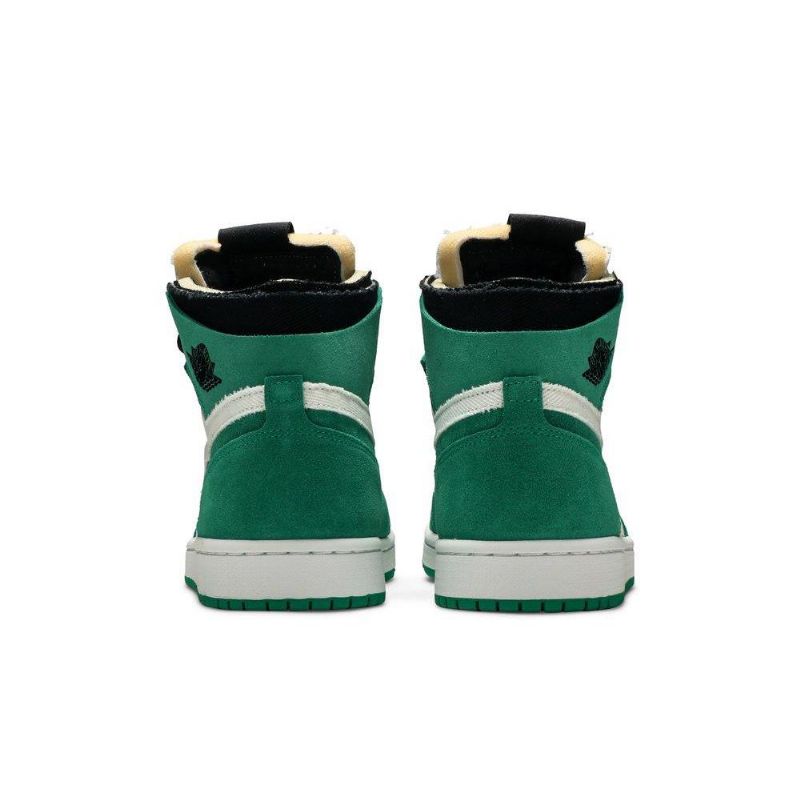 Air Jordan 1 High Zoom Comfort Zöld Fehér Fekete Női Cipő