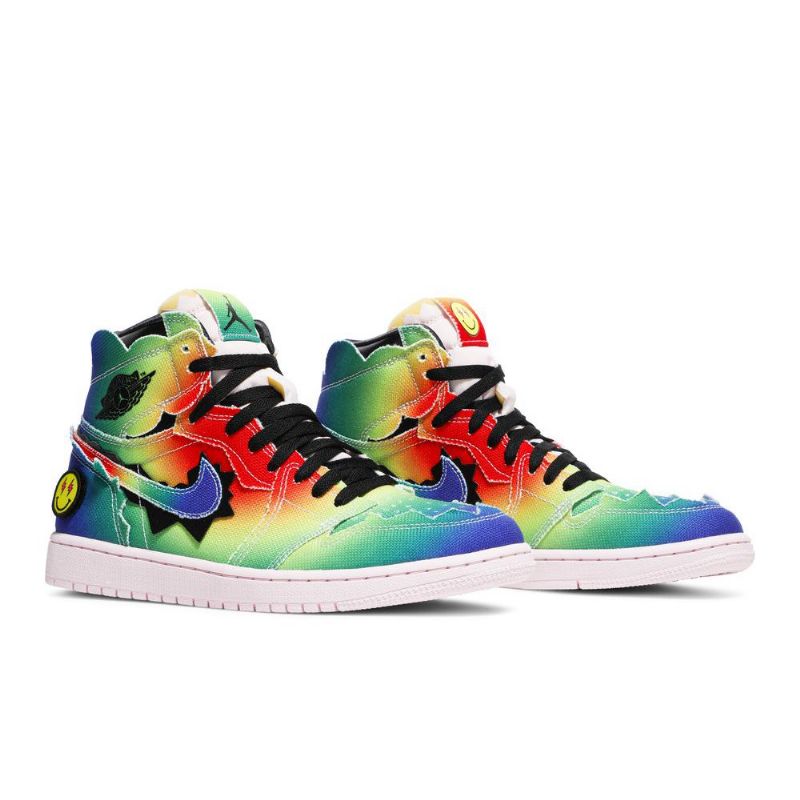 Air Jordan 1 J. Balvin Retro Og High Többszínű Férfi Cipők