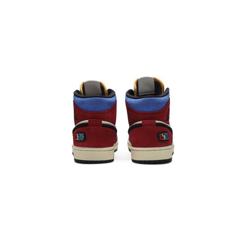 Air Jordan 1 Kék The Great Mid Bézs Többszínű Férfi Cipő