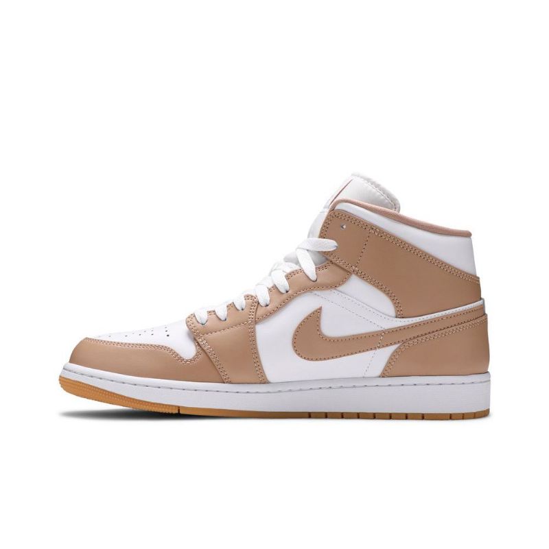 Air Jordan 1 Közép Fehér Barna Férfi Cipő