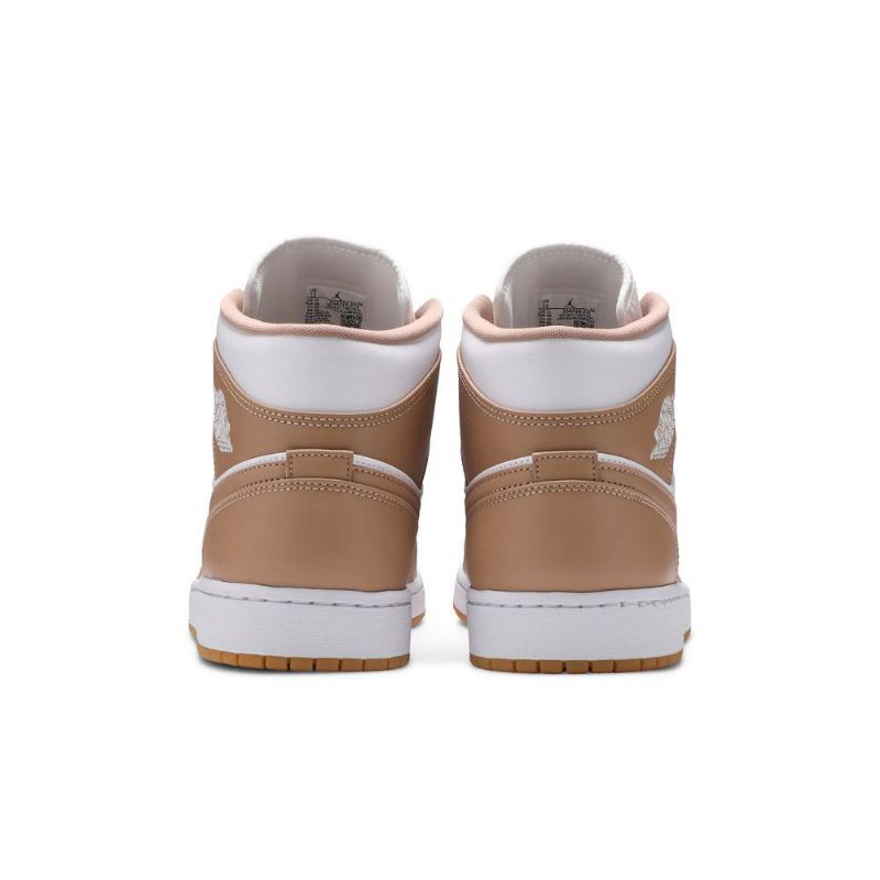 Air Jordan 1 Közép Fehér Barna Férfi Cipő
