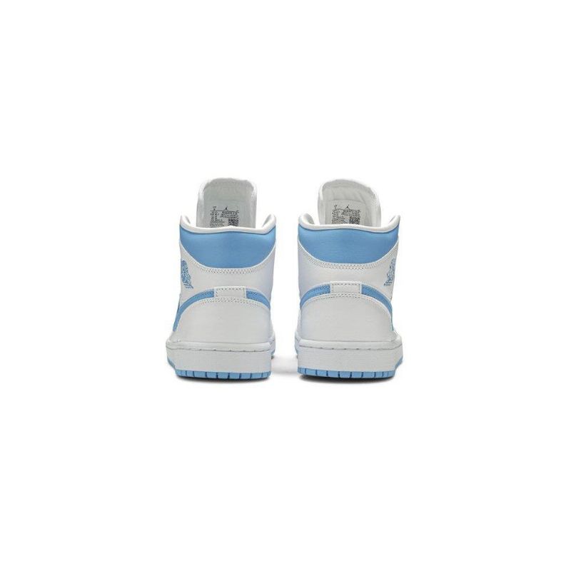 Air Jordan 1 Közép Fehér Kék Női Cipő