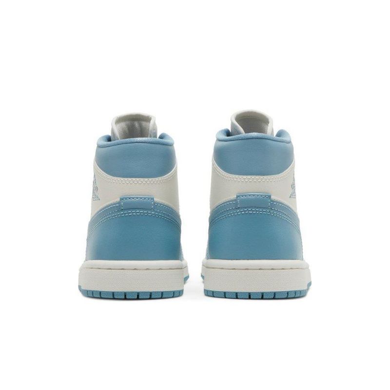 Air Jordan 1 Közép Fehér Kék Női Cipő