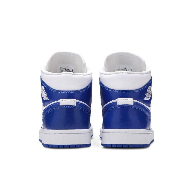 Air Jordan 1 Közép Fehér Kék Női Cipő
