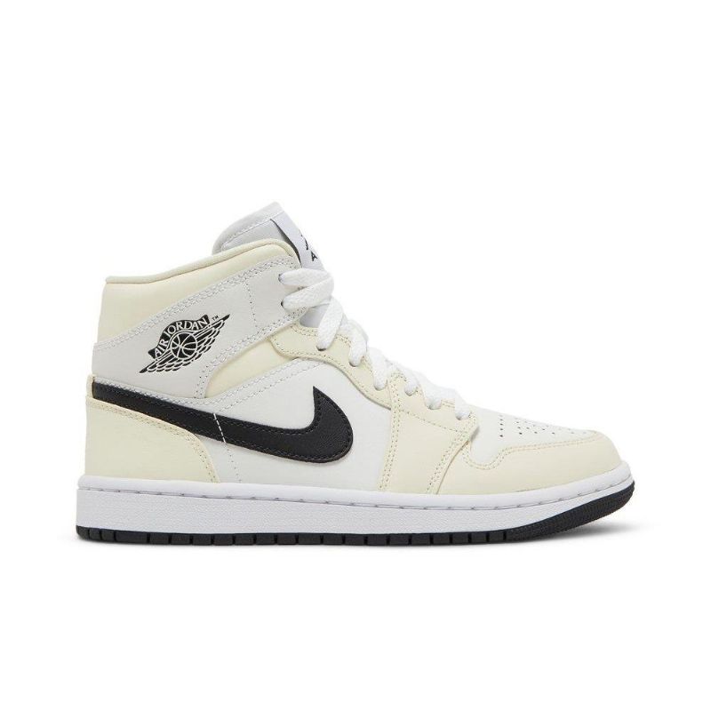Air Jordan 1 Középbézs Fekete Fehér Női Cipő
