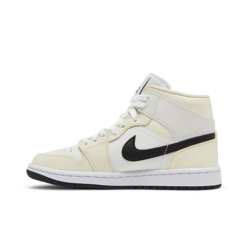 Air Jordan 1 Középbézs Fekete Fehér Női Cipő