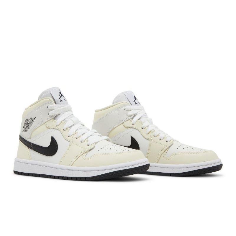 Air Jordan 1 Középbézs Fekete Fehér Női Cipő