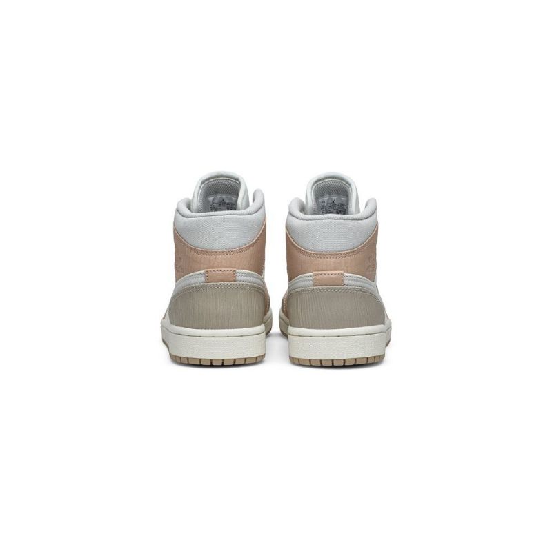 Air Jordan 1 Középfehér Szürke Férfi Cipő