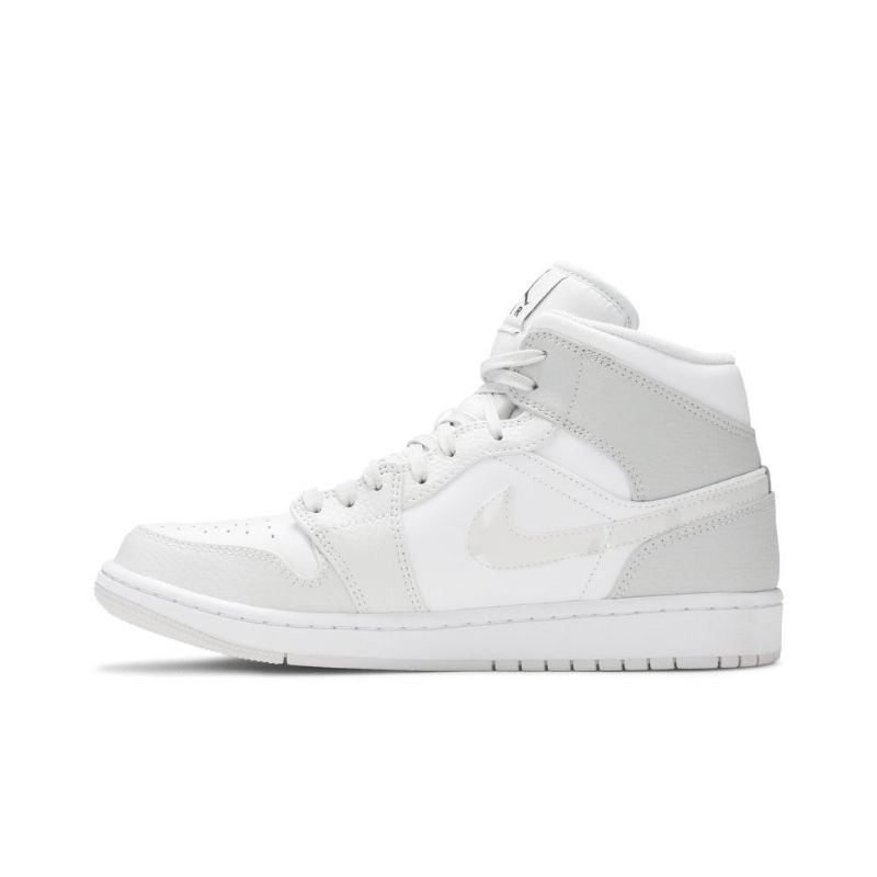 Air Jordan 1 Középfehér Szürke Férfi Cipő